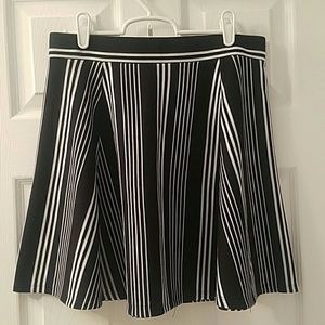 H&M Striped Miniskirt